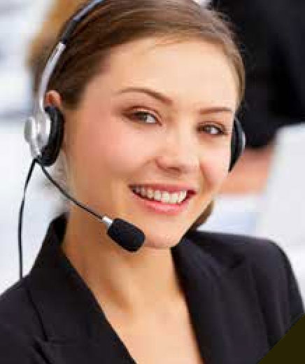 Stock image shows girl with headset