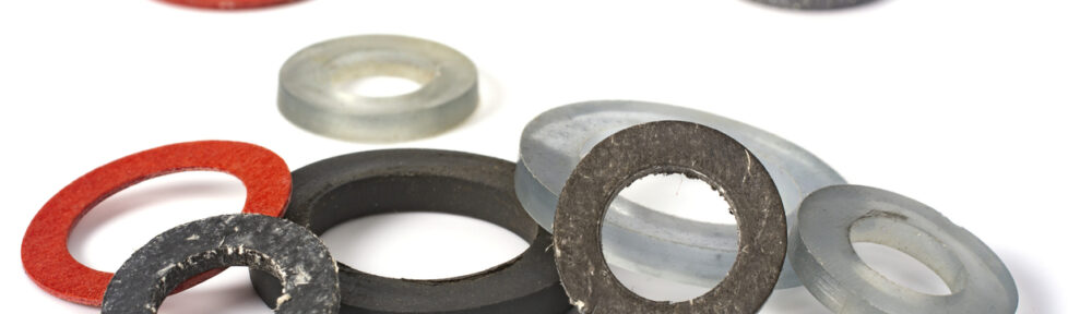 Various sealing rings close up.